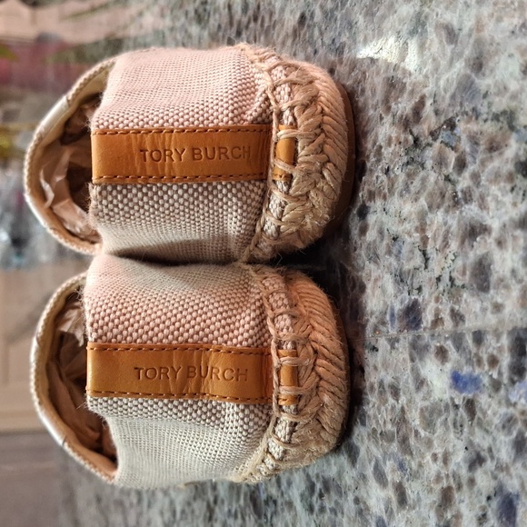 "TORY BURCH" Lonnie flats. Canvas, leather and twine. Sz. 8M, Beautiful shoes. - Picture 7 of 17